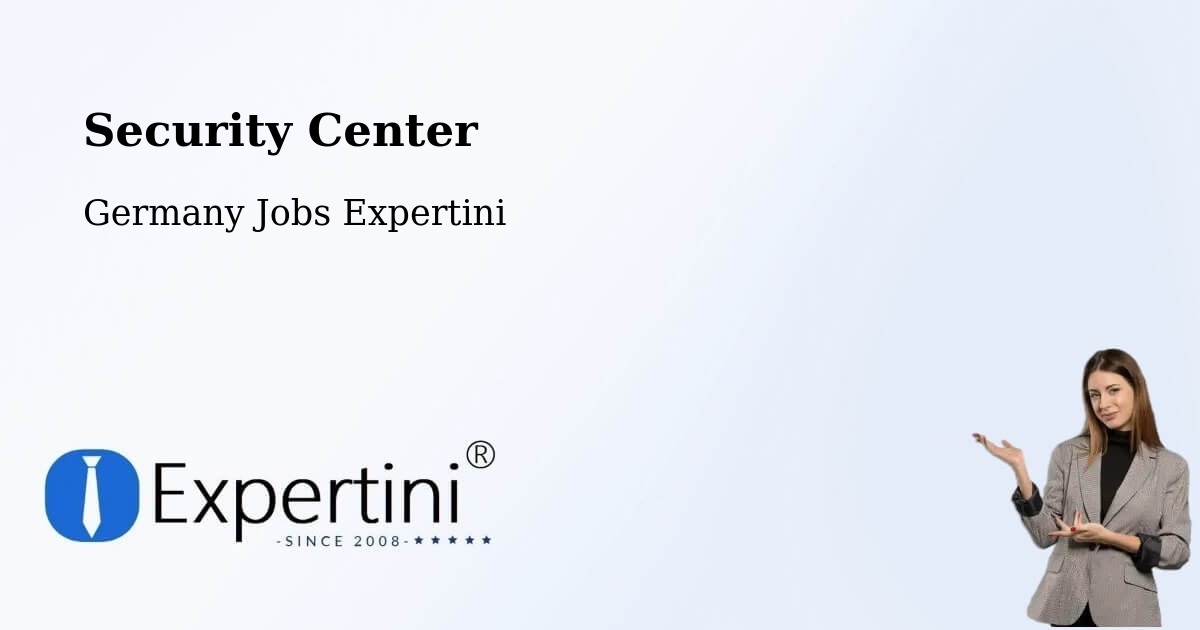 Security Center - Germany Jobs Expertini